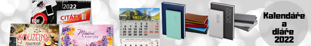Kalendáře a diáře na rok 2022