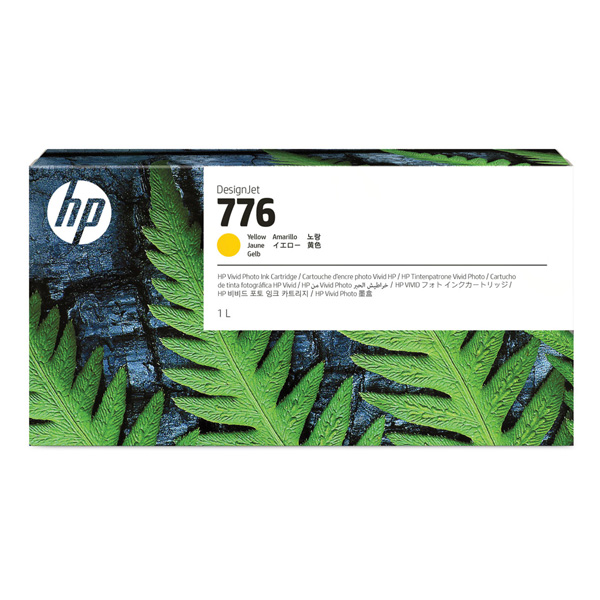Inkoustová cartridge HP 1XB08A, DesignJet Z9+, Yellow, 776, originál