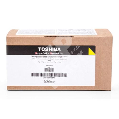 Toner Toshiba T-305PYR, yellow, 6B000000753, originál 1