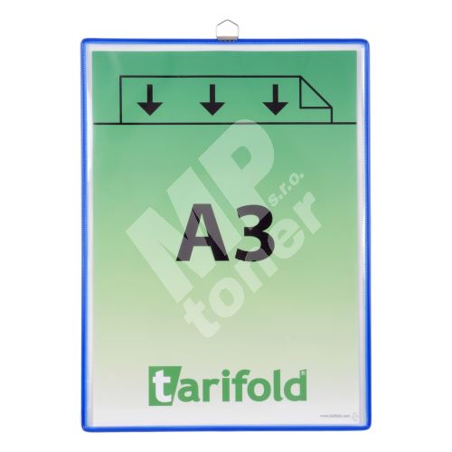 Tarifold rámeček s kapsou a očkem, A3, otevřený shora, zelený, 5 ks 1