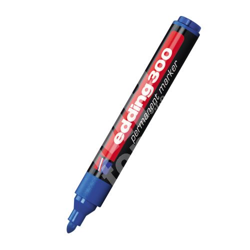 Průmyslový popisovač Edding 300, modrá, 1,5-3mm, kuželový hrot 3