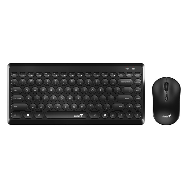 Sada klávesnice s bezdrátovou myší Genius LuxeMate Q8000, CZ/SK, černá
