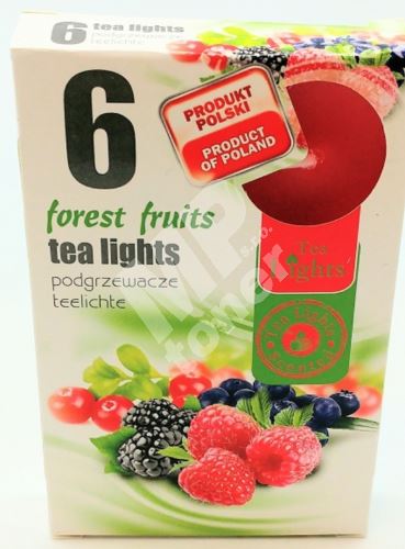 Tea Lights Forest Fruits s lesní vůní vonné čajové svíčky 6 kusů 1