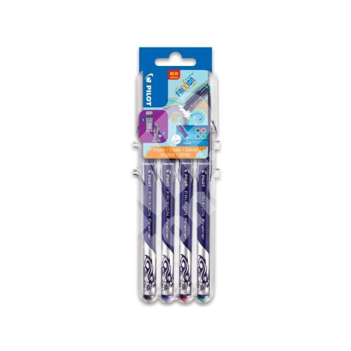 Fineliner Frixion Fineliner, mix barev, 4 ks, 0,45 mm, vymazatelné, PILOT 2