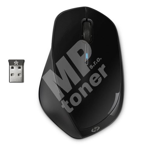 Myš HP X4500, 1600DPI, 2.4 [GHz], laserová, 3tl., bezdrátová, černá 1