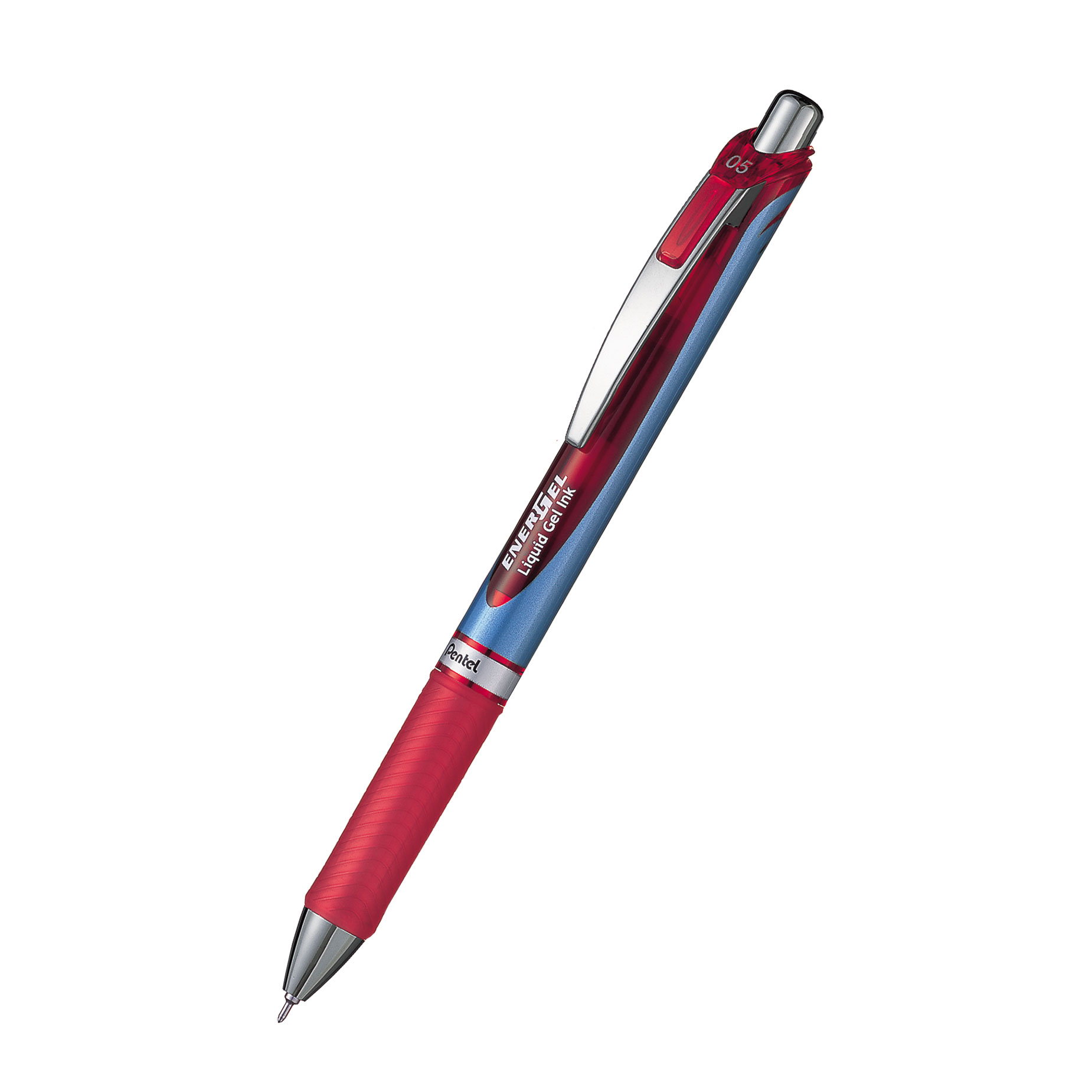 Kuličkové pero Pentel EnerGel BLN75, 0,5mm, červené