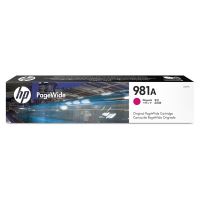Inkoustová cartridge HP J3M69A, PageWide Enterprise Color 556, magenta, No. 981, originál