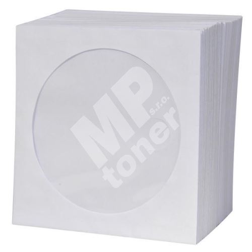 Box na 1 ks CD, papír, obálka na CD, s okénkem, 100-pack, Logo 1