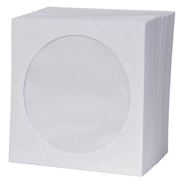 Box na 1ks CD, papírová obálka na CD, s okénkem, 100-pack, Logo