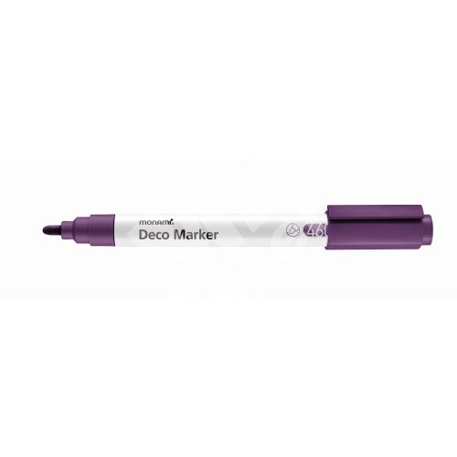 Popisovač Monami Deco Marker 460, hrot 2 mm, metallic pink 1