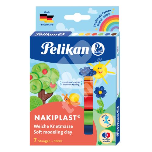 Plastelína Pelikan Nakiplast, 7 barev 1