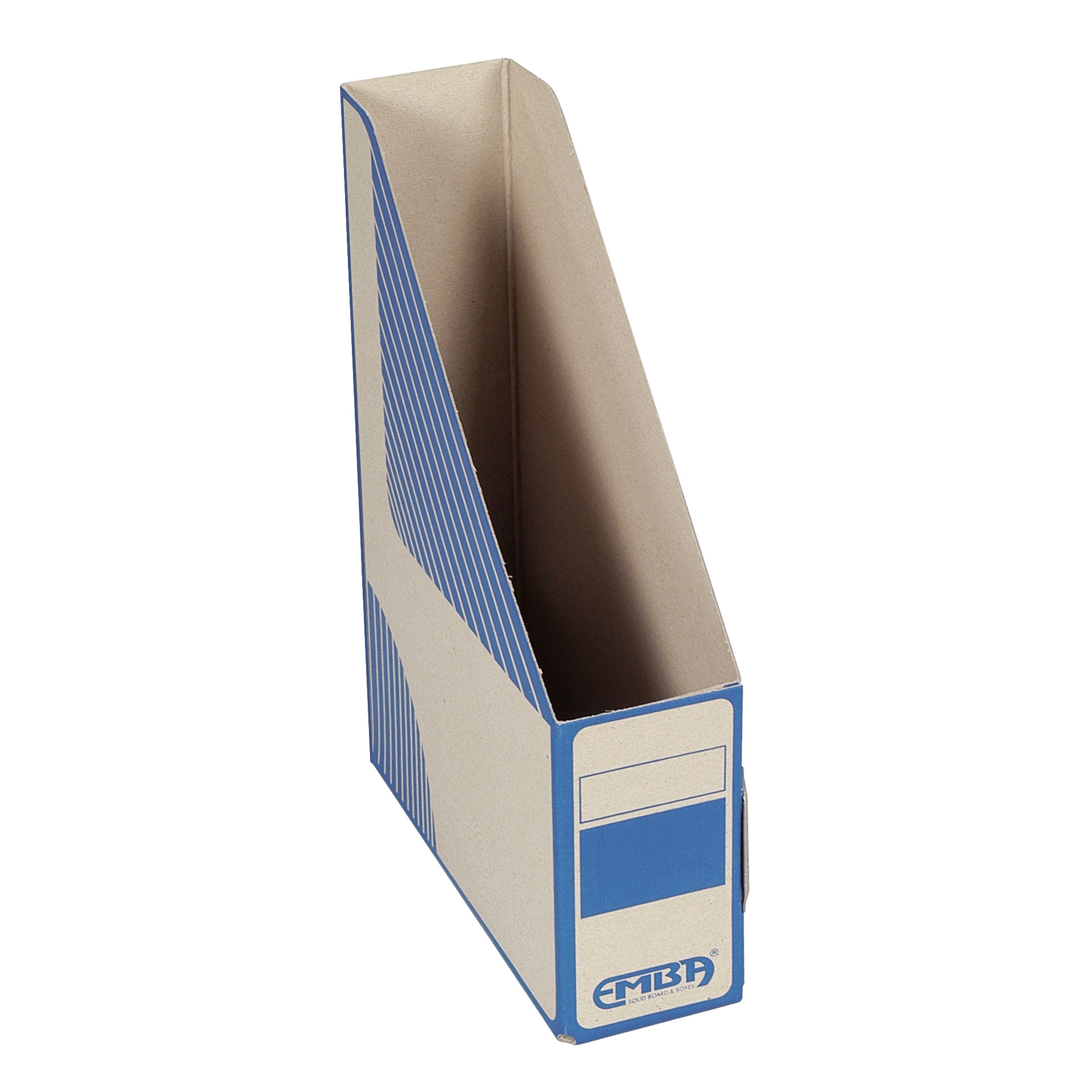 Dokument box Emba 330-230-75, kartonový, modrý
