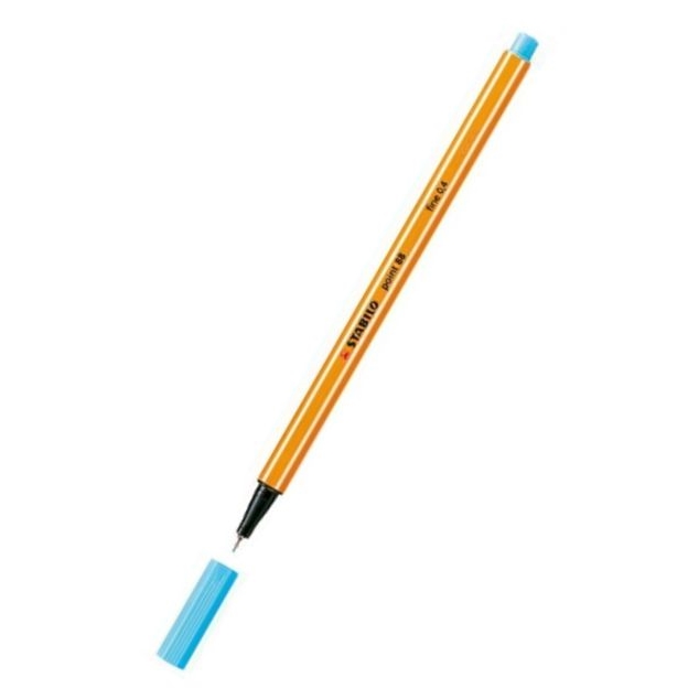 Liner STABILO Point 88, 0,4mm, azurová modrá