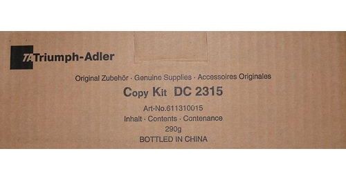 Toner Utax/Triumph Adler CD-1315, DC 2315, černý, 611310015, 290g, originál