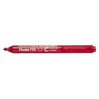 Pentel Pen Slim Type NXS15, popisovač, červený 1 (1)