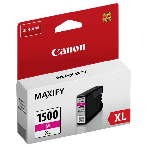 Inkoustová cartridge Canon PGI-1500XL, Maxify MB2050, MB2350, magenta, originál