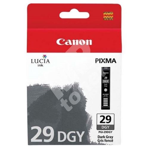 Cartridge Canon PGI-29DGY, 4870B001, dark grey, originál 1