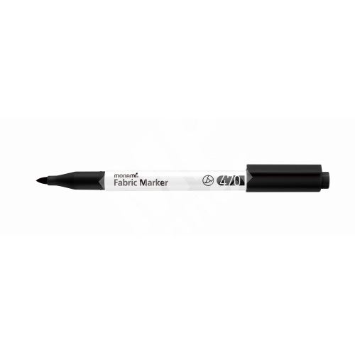 Popisovač na textil Monami Fabric Marker 470, black 1