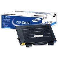 Toner Samsung CLP 500, N, 550, N, modrý, CLP-500D5C, originál
