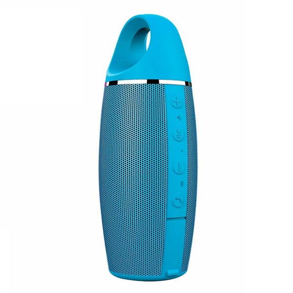 Bluetooth reproduktor YZSY Flabo, 2x5W, modrý, regulace hlasitosti