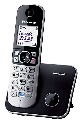 Bezšňůrový telefon Panasonic KX-TG6811FXB, černý