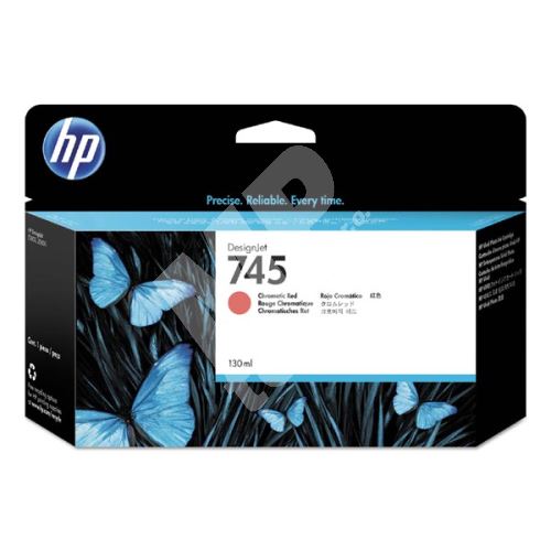 Cartridge HP F9K00A, chromatic red, No. 745, originál 1