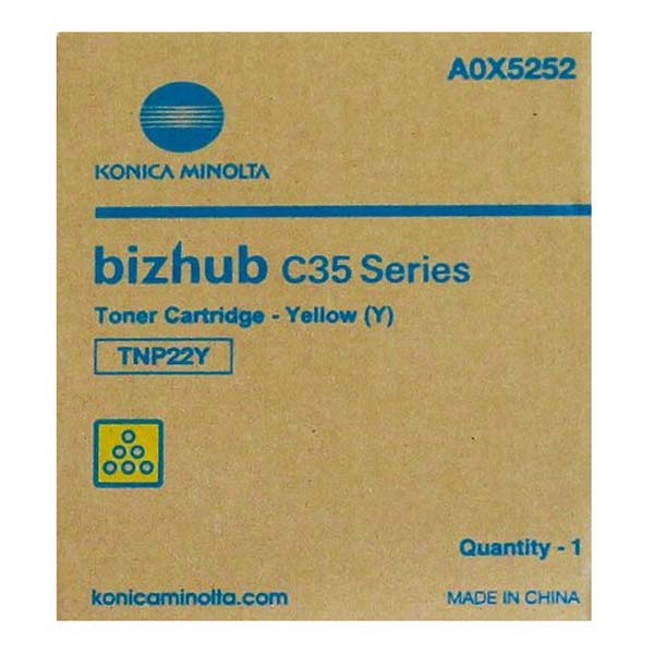 Toner Konica Minolta TNP-22Y Bizhub C35P, yellow, A0X5252, originál