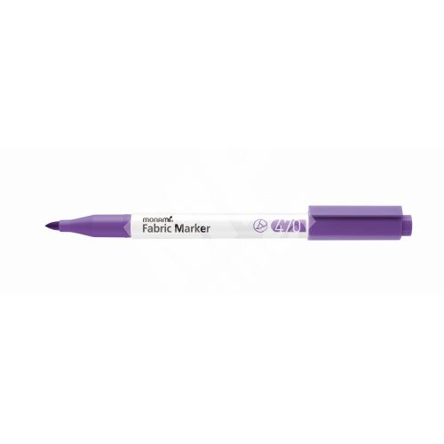 Popisovač na textil Monami Fabric Marker 470, light violet 1