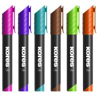 Kores K-Marker permanentní popisovač, kulatý hrot 3 mm, oranžový 2 (1)