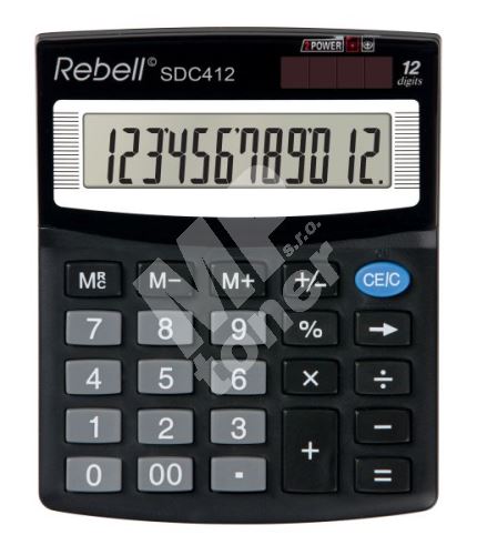 Kalkulačka Rebell SDC412 1