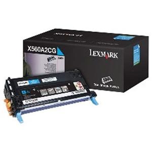 Toner Lexmark 0X560A2CG X560N X560dn cyan originál