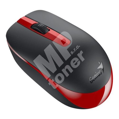 Myš Genius NX-7007, 1200DPI, 2.4 [GHz], optická, 3tl., bezdrátová USB, černo-červená 1
