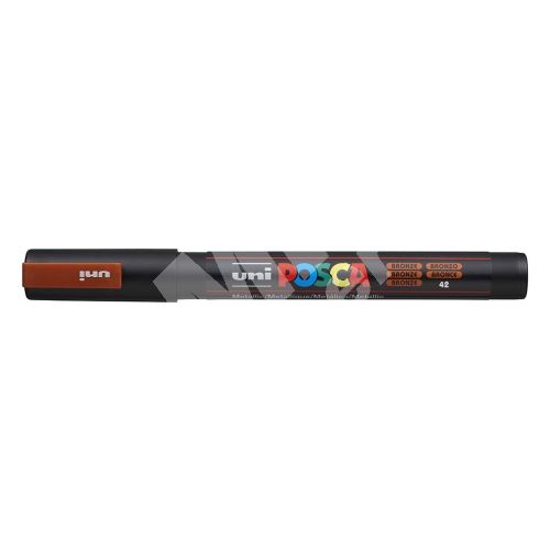 Uni Posca PC-3M akrylový popisovač, 0,9-1,3 mm, bronzový 1