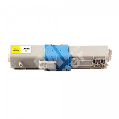 Kompatibilní toner OKI C532, 46490605, yellow, MP print 1