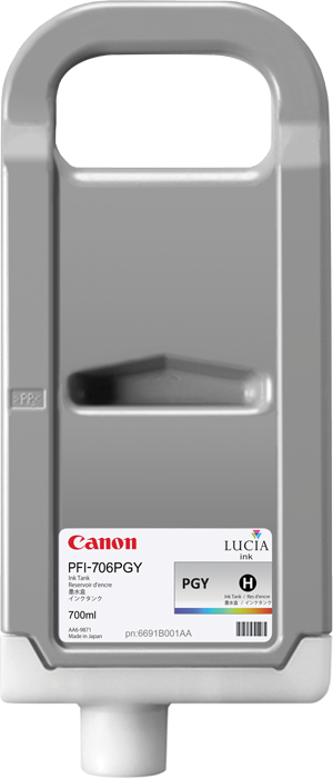 Inkoustová cartridge Canon PFI-706PGY, iPF-8300, photo grey, originál