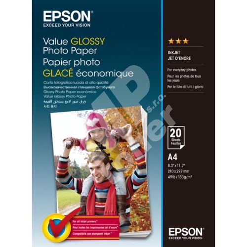 Epson C13S400035, foto papír, A4, lesklý, 183 g/m2 1