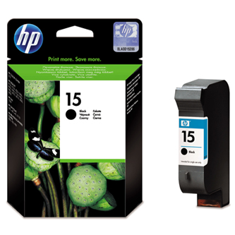Inkoustová cartridge HP C6615DE, DeskJet 810, 840, 843c, black, No.15, originál