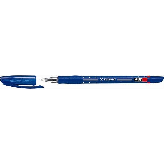 Kuličkové pero Stabilo Exam Grade 0,45mm, s uzávěrem, modré