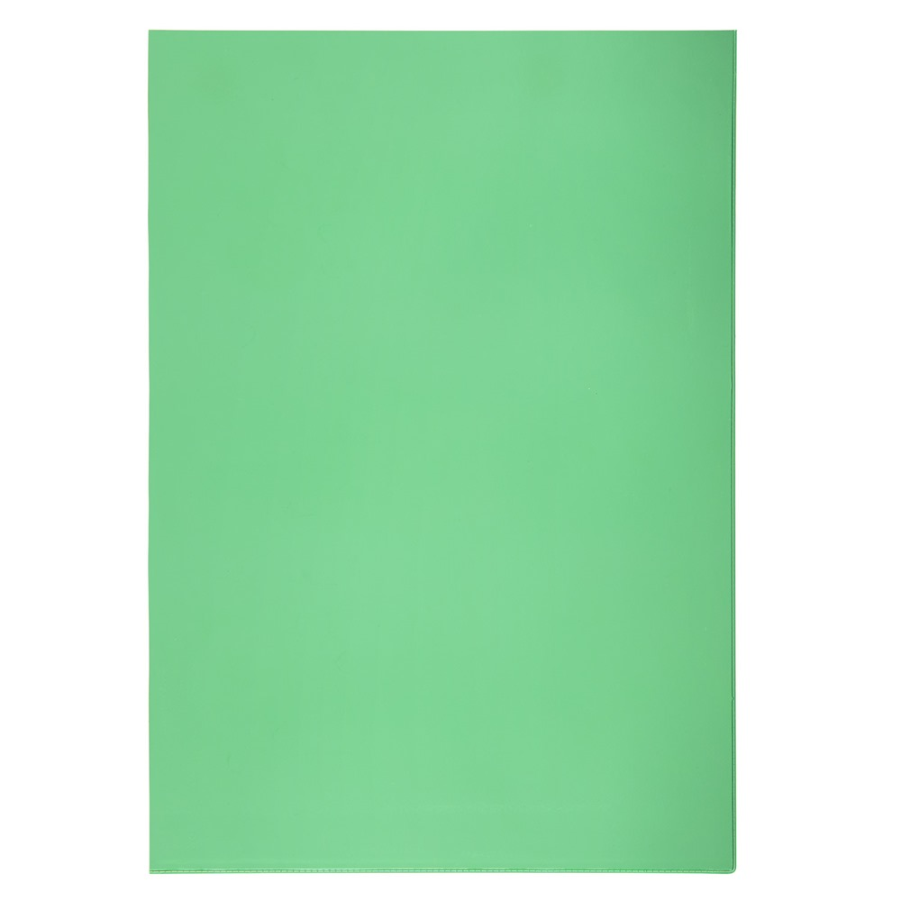 Průhledný obal A4 "L" PVC 140mic., zelená, 10ks (2-026Z)