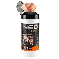 Abrazivní ubrousky Neo Tools, mytí rukou, čistění povrchů a nářadí, 75 ks Abrazivní ubrousky Neo Tools, mytí rukou, čistění povrchů a nářadí, 75 ks