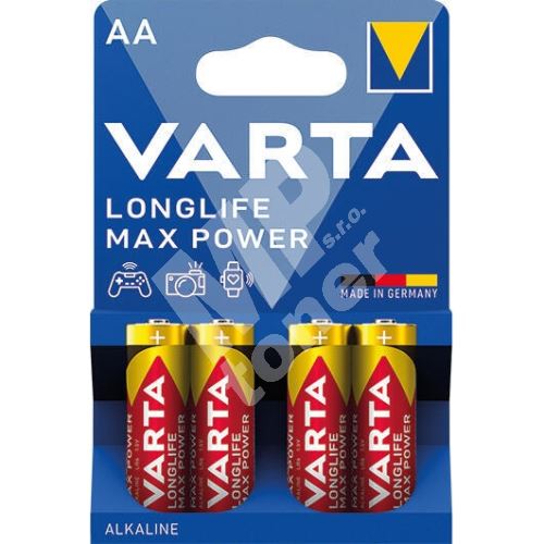 Baterie Varta Max Power LR6/4, AA, 1,5V 1