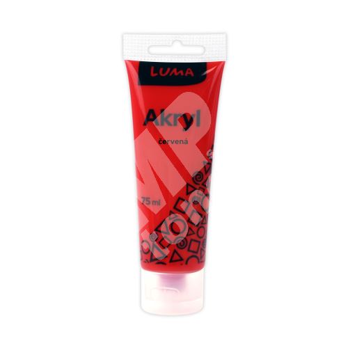 Barvy akrylové Luma 75ml, červená 1