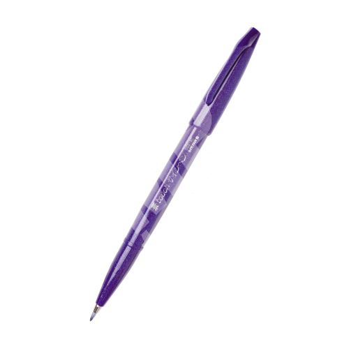 Pentel Brush Sign Pen touch SES15 fialový 3