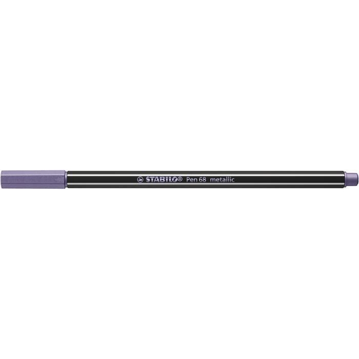 Fix Stabilo Pen 68 metallic, 1,4 mm, metalická fialová