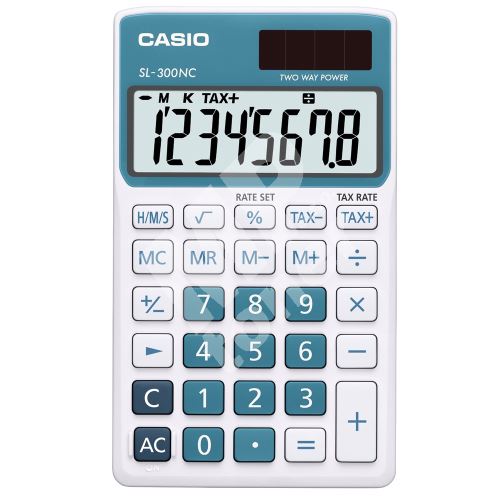 Kalkulačka Casio SL 300 NC/BU modrá 1