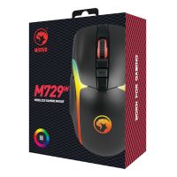 Myš Marvo M729W, 4800DPI, 2.4 [GHz], optika, 7tl., bezdrátová, černá 7 (6)