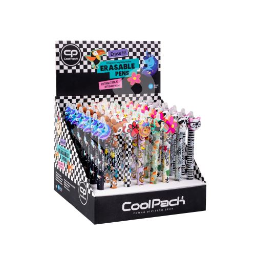 Colorino gumovatelné pero Cool Pack Girls II, modrá náplň 1