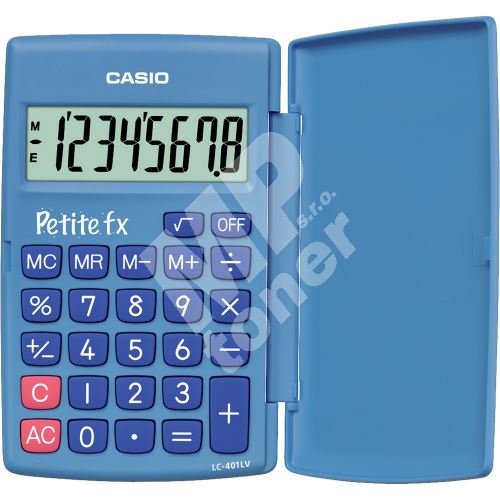 Kalkulačka Casio LC 401 LV/ BU blue petite FX 1