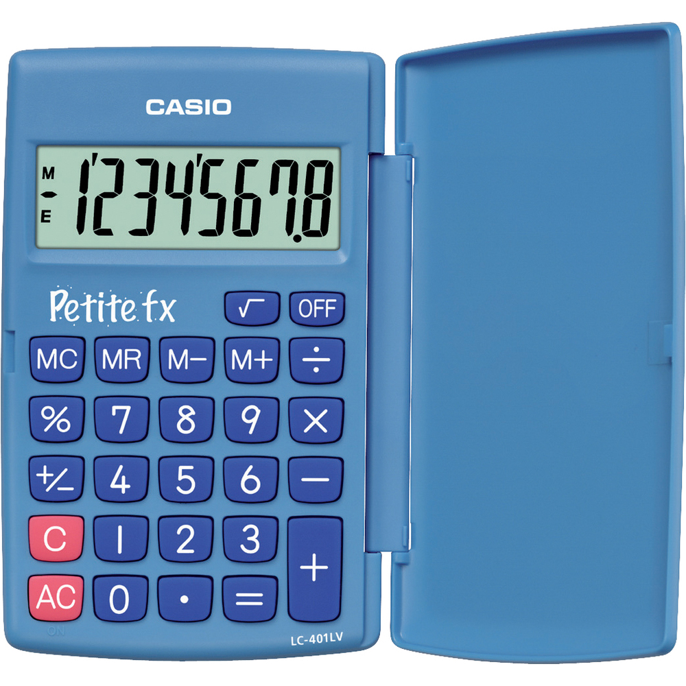 Kalkulačka Casio LC 401 LV/ BU blue petite FX