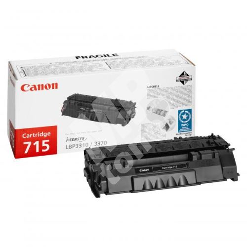 Toner Canon CRG715, černý, renovace 1